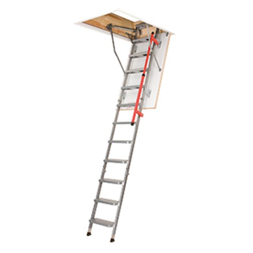 View LML Lux Insulated Metal Folding Section Attic Ladder